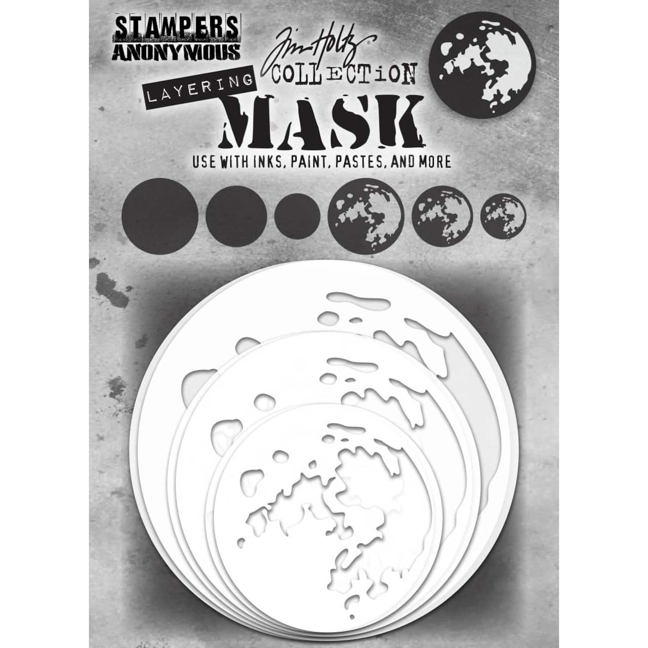 Tim Holtz® Stamper's Anonymous Moon Layering Mask Set